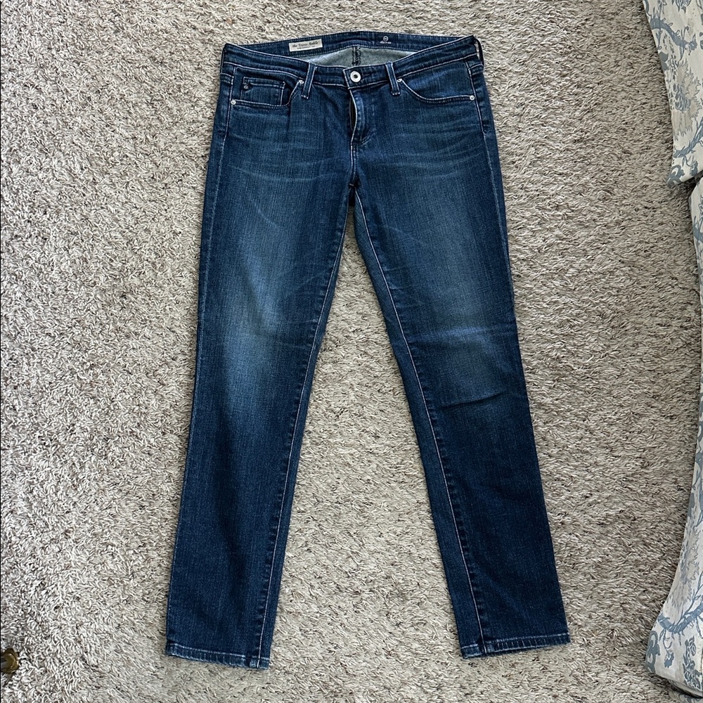AG Adriano Goldschmied Indigo Slim Straight Jeans